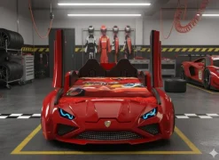 Autobett Lambo New Model RED mit Flügeltüren