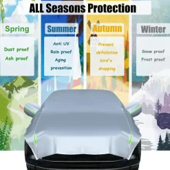 Auto Halbgarage für Windschutzscheibe Winter Universale Abdeckplane