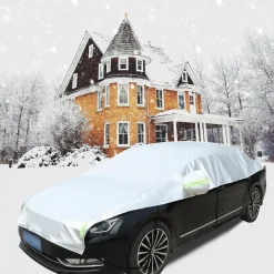 Auto Halbgarage für Windschutzscheibe Winter Universale Abdeckplane