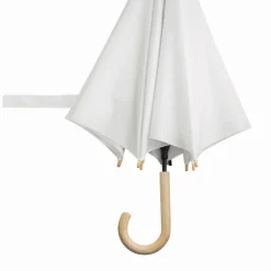 Automatik Regenschirm LIPSI Ø103 cm - Stockschirm aus recycelten Kunststoffen, weiß