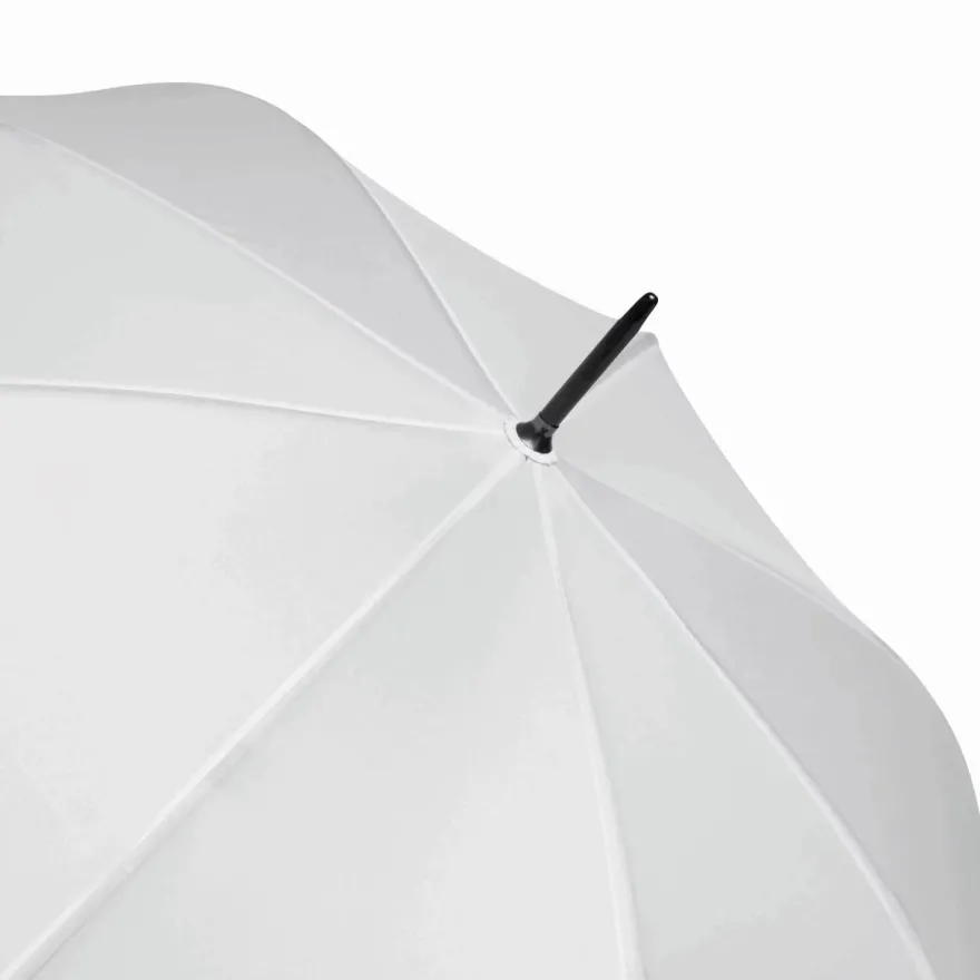 Automatik Regenschirm LIPSI Ø103 cm - Stockschirm aus recycelten Kunststoffen, weiß