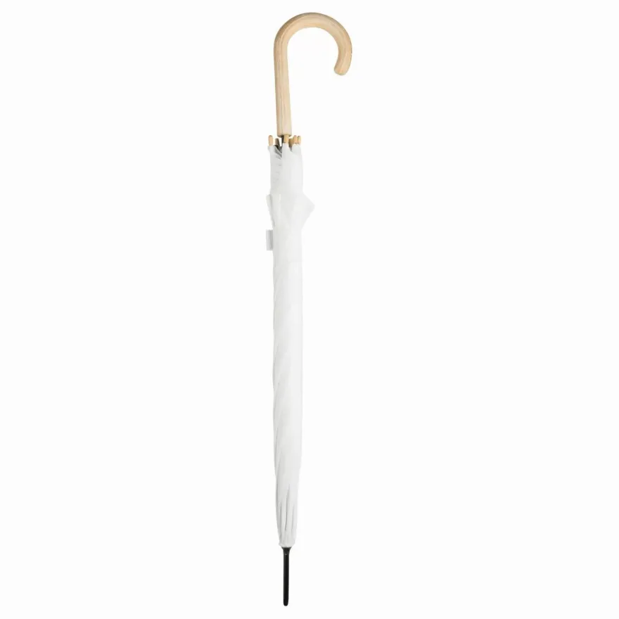 Automatik Regenschirm LIPSI Ø103 cm - Stockschirm aus recycelten Kunststoffen, weiß
