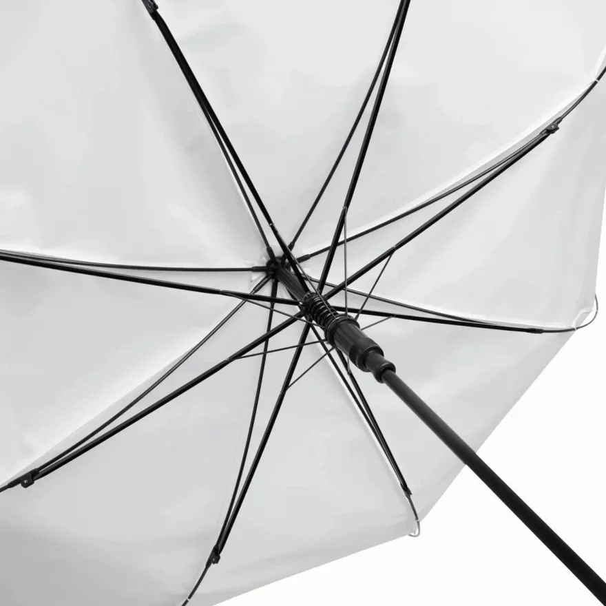Automatik Regenschirm LIPSI Ø103 cm - Stockschirm aus recycelten Kunststoffen, weiß