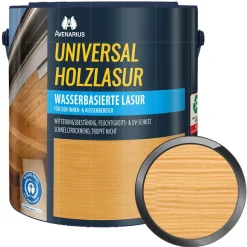 Avenarius Universal Holzlasur 5 Ltr Holzschutzlasur innen + aussen Wetterschutz