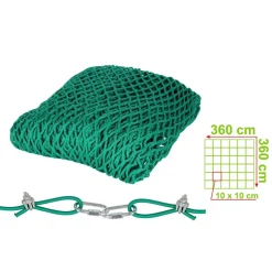 AVERDE Futtersparnetz Heunetz 3,6 x 3,6 m, HD, 10 cm Maschenweite