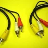 AV-Kabel Stereo Audio Video Anschlusskabel 3x Cinch Stecker > 3x Cinch Stecker 1,5m