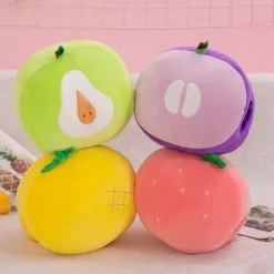 Avocado Spielzeug Plüschtiere Erdbeere Plüschpuppe Obst kissen Handwarmer
