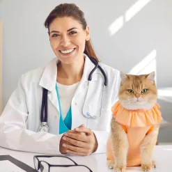 Avont Katzenbody Erholungsanzug Kastration Spay Leckschutz Suit für Katze