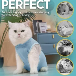Avont Katzenbody Recovery Suit Modal Kastration Spay Entwöhnung Leckschutz S