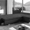 AX LIVING Eckcouch mit Bettfunktion Tunceli Grau - 297 cm breit Modern