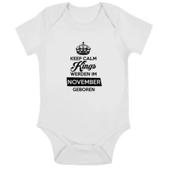 Babybody Keep Calm Kings werden im November geboren