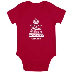 Babybody Keep Calm Kings werden im November geboren