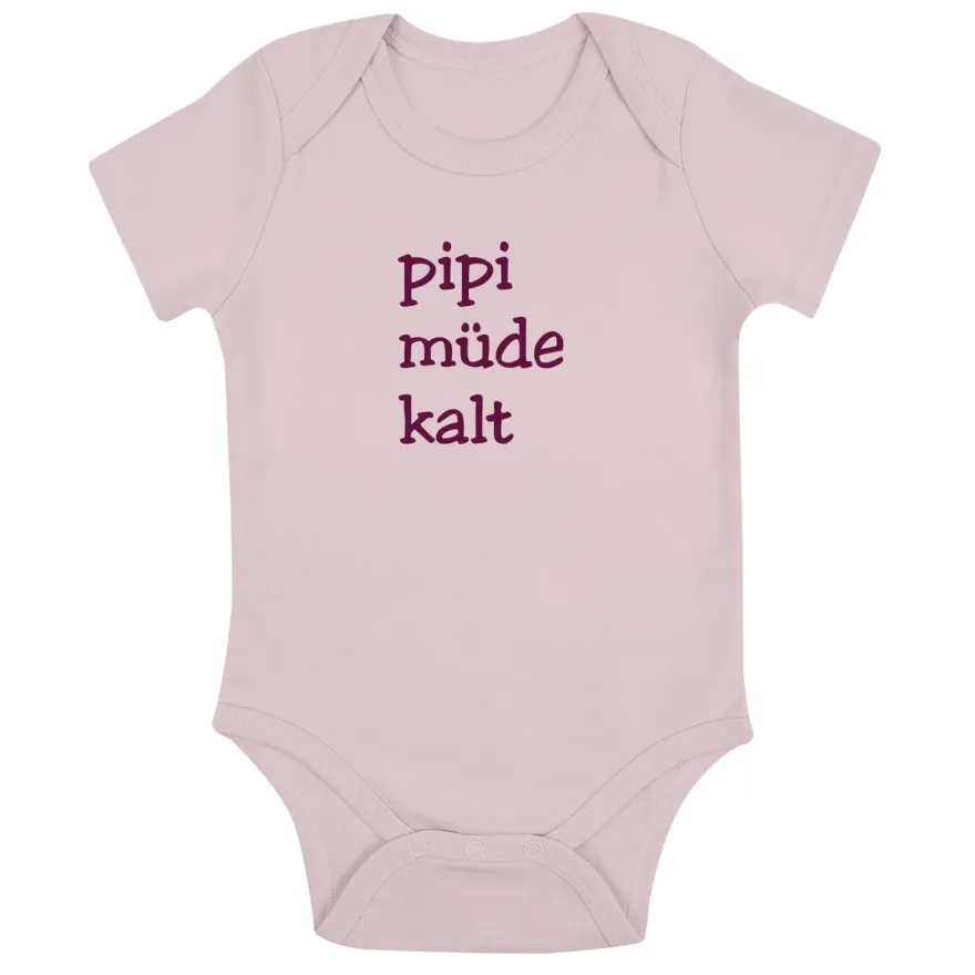 Babybody Pipi Müde Kalt