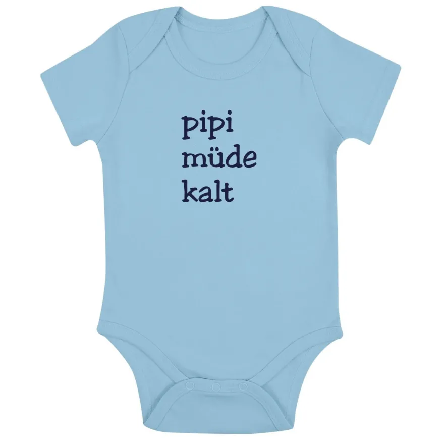 Babybody Pipi Müde Kalt