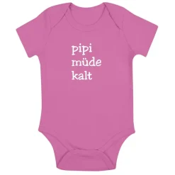 Babybody Pipi Müde Kalt