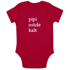 Babybody Pipi Müde Kalt