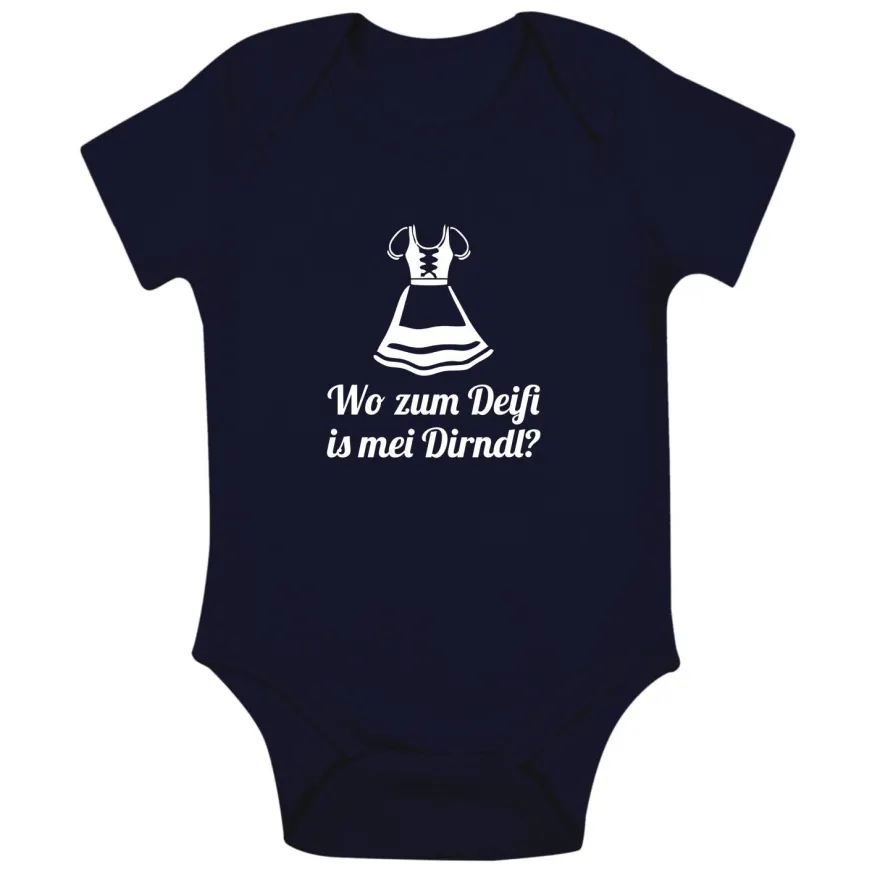 Babybody Wo zum Deifi is mei Dirndl?