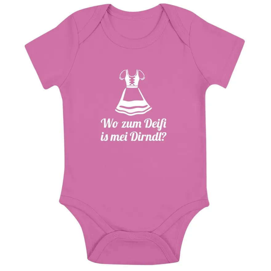 Babybody Wo zum Deifi is mei Dirndl?