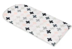 Babynest - Babynest - 0-8 Monate - 100% Baumwolle - 82x54cm - rosa Kreuze