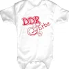 Babystrampler mit Print – DDR Erbe – 08388 weiß - 6-12 Monate
