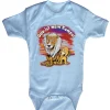 Babystrampler mit Print - Opa ist mein Kumpel - 08315 versch. Farben Gr. hellblau / 6