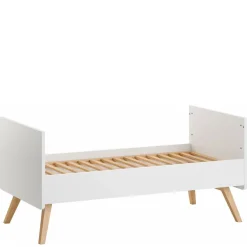 Babyzimmer Kinderzimmer komplett VIENNA Set B weiß eiche Schrank Kommode Bett