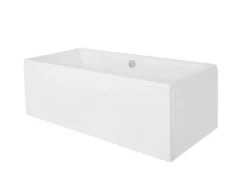 Badewanne Rechteck 190x90 Acrylschürze Ablage Kopfstütze Ablauf und Füße GRATIS