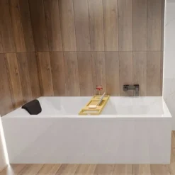 Badewanne Rechteck 190x90 Acrylschürze Ablage Kopfstütze Ablauf und Füße GRATIS