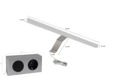 Badezimmer Bad Möbel Set weiß Hochglanz Eiche Badset mit Hochschrank Mambo 112 cm