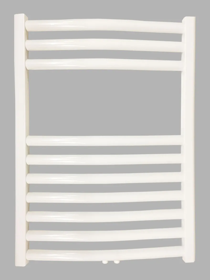 Badheizkörper SMYRNA Weiß 450 x 600 mm. Gerade oder Gebogen