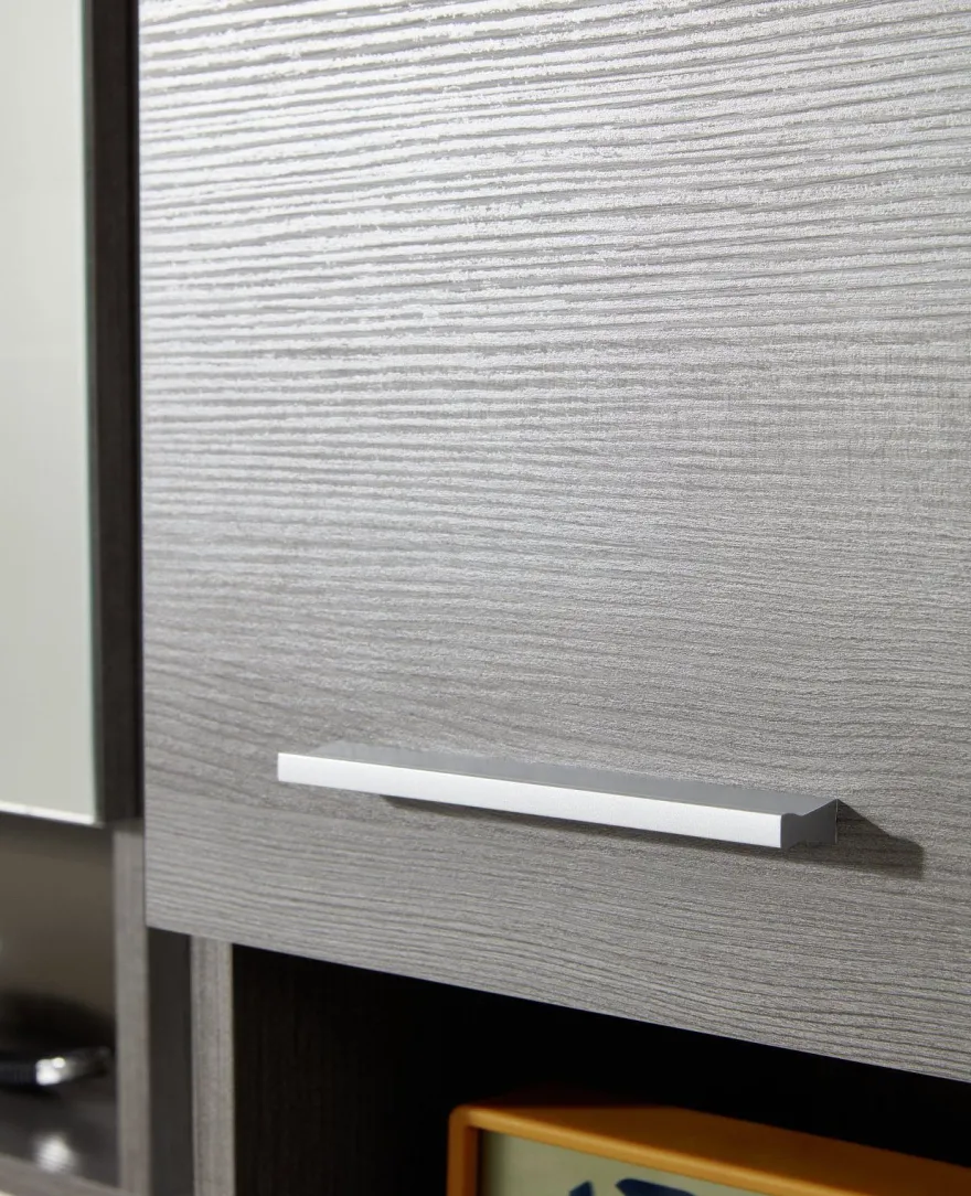 Bad Hochschrank Badschrank grau Sardegna Badezimmer Schrank Runner 30 x 190 cm