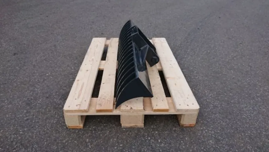 Baggerharke Rechen für Schnellwechsler Bagger 120cm Arbeitsbreite