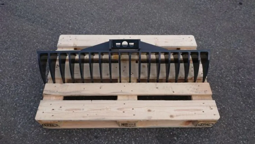 Baggerharke Rechen für Schnellwechsler Bagger 120cm Arbeitsbreite
