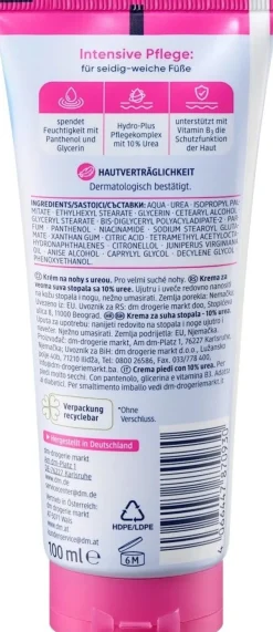 Balea Urea Fußcreme für sehr trockene Füße 1x100ml