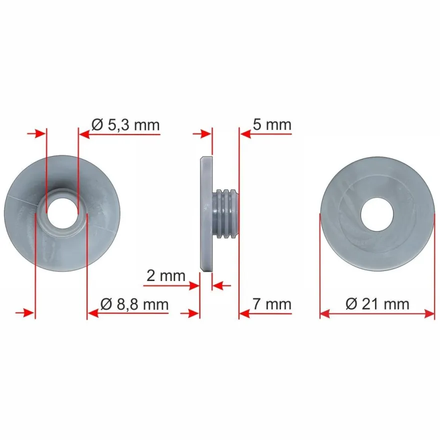 Balkonschrauben-Set M5 x 25 mm V2A TRESPA Edelstahl A2 Schrauben