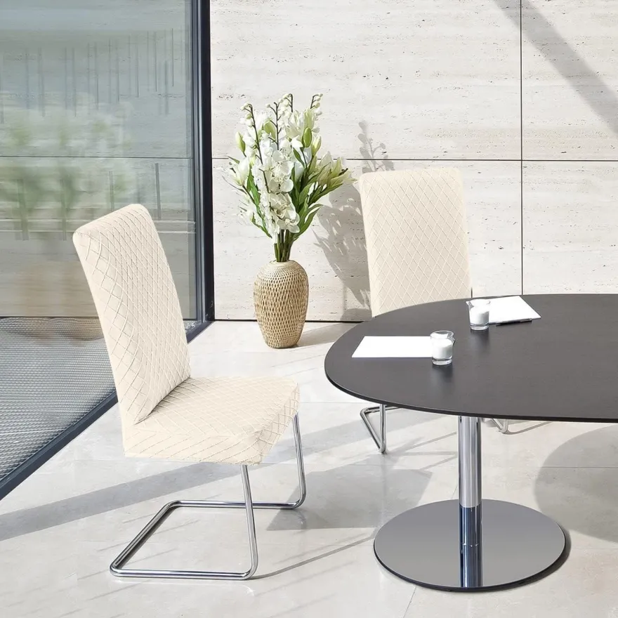 BalladHome Stuhlhussen 6er Set, Stretch Stuhlbezug für Esszimmerstühle