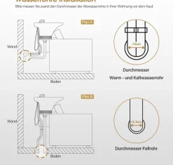 BarberPub Friseurstuhl mit Waschbecken 8611