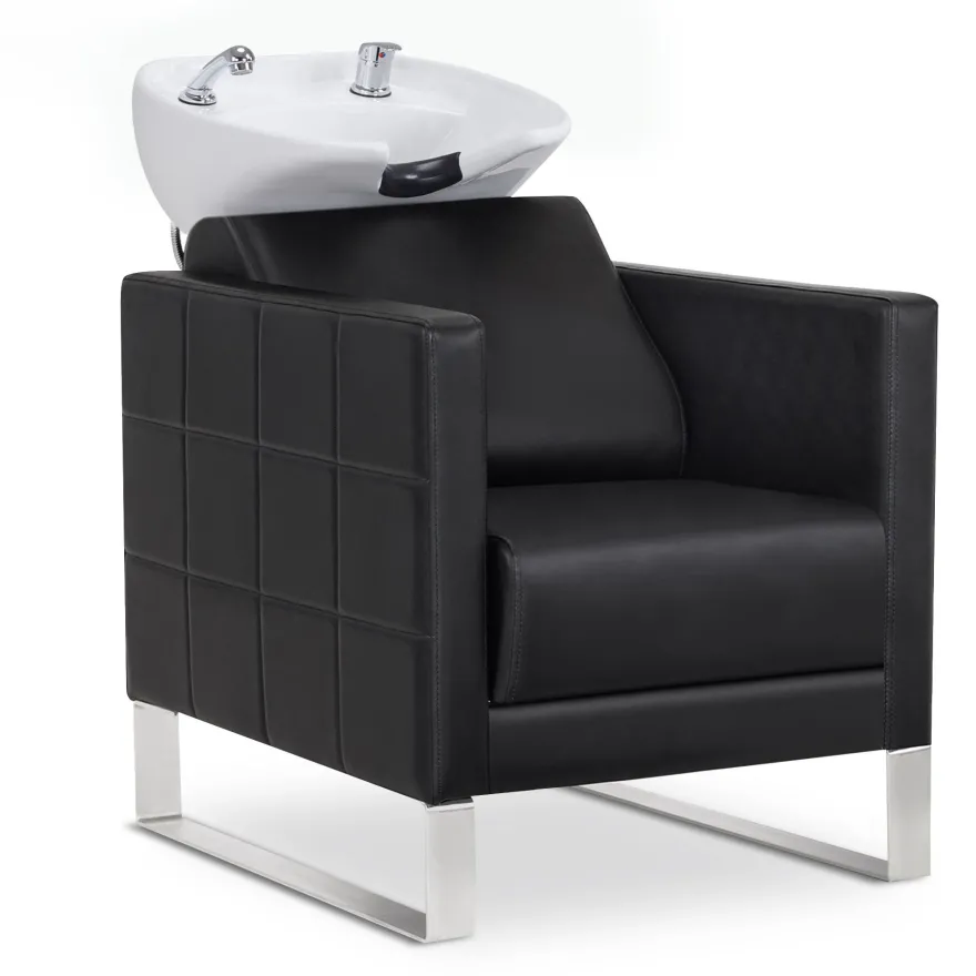 BarberPub Friseurstuhl mit Waschbecken 8611