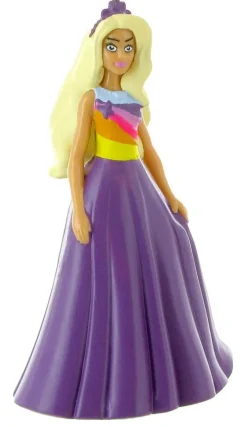 Barbie - Spielfigur Barbie im lila Kleid, 10cm