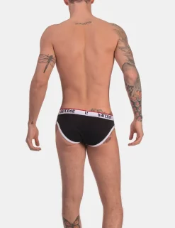barcode Berlin - Brief KAI schwarz-weiß Gr. S L Herren Slip sexy gay 91732/101