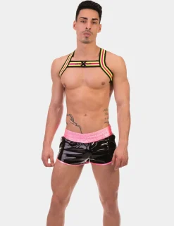 barcode Berlin Harness Lets Play gelb-pink 91668/173 gay sexy Blitzversand