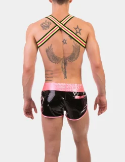barcode Berlin Harness Lets Play gelb-pink 91668/173 gay sexy Blitzversand
