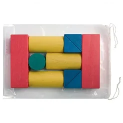 10 Bauklötze - bunt - 50mm