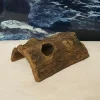 Baumstamm wooden pattern XS 12cm Baumoptik Höhle Welse Laichhöhle Krebse Ton