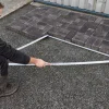 Bauwinkel klappbar 1200 mm / 120 cm | Winkeldreieck aus Aluminium für exakte 90°