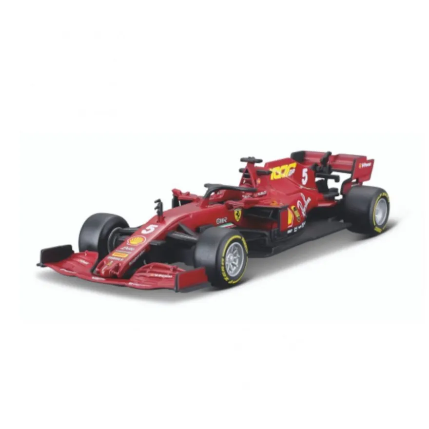 Bburago Modellauto - Ferrari 2020 Toskana GP SF1000 #5 Vettel (Maßstab 1:43)