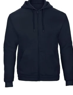 B&C ID.205 Sweat-Jacket 50/50 Zip-Hoodies Herren XS - XXL BCWUI25