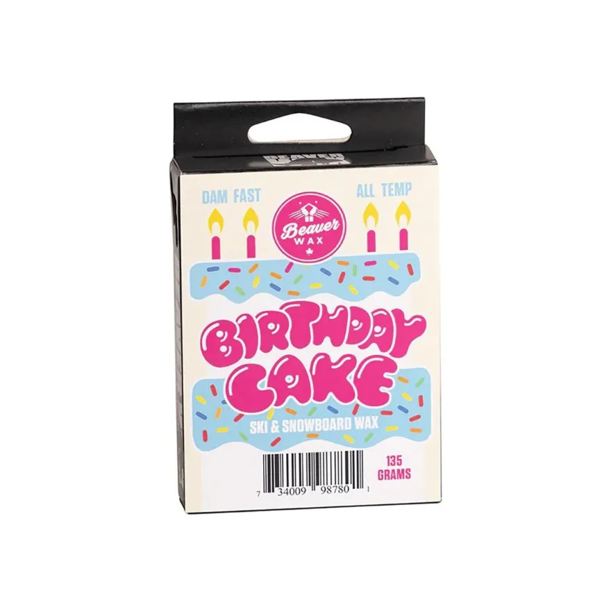 BEAVER WAX Snowboard Wax Birthday Cake no colour