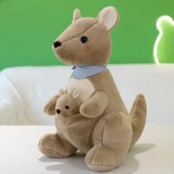 behaarte Mutter und Sohn Kangurus Plüschtiere Plüsch Spielzeug