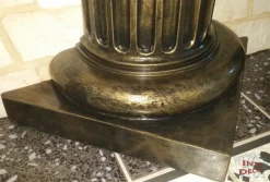 Beistelltisch Tisch Glastisch Antike Säule Couchtisch Telefontisch Säulen Design